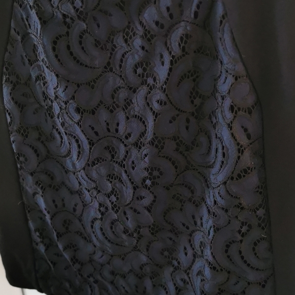 Black and Navy work skirt - Picture 2 of 3